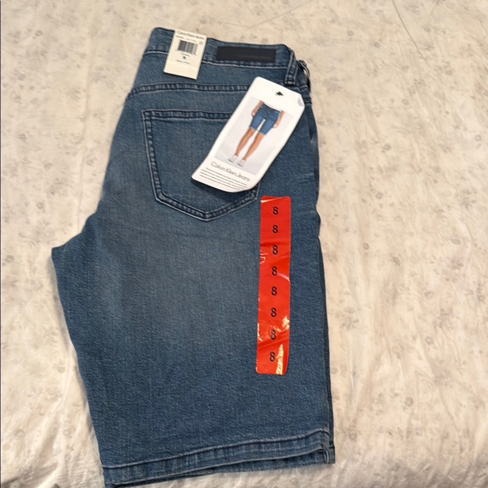 Calvin Klein Blue Denim Shorts